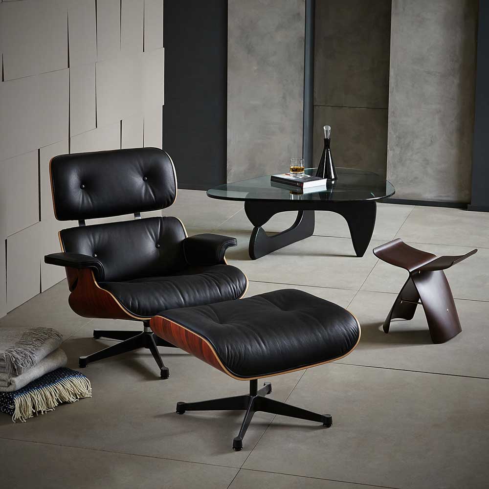 Eames lounge chair в интерьере - 92 фото