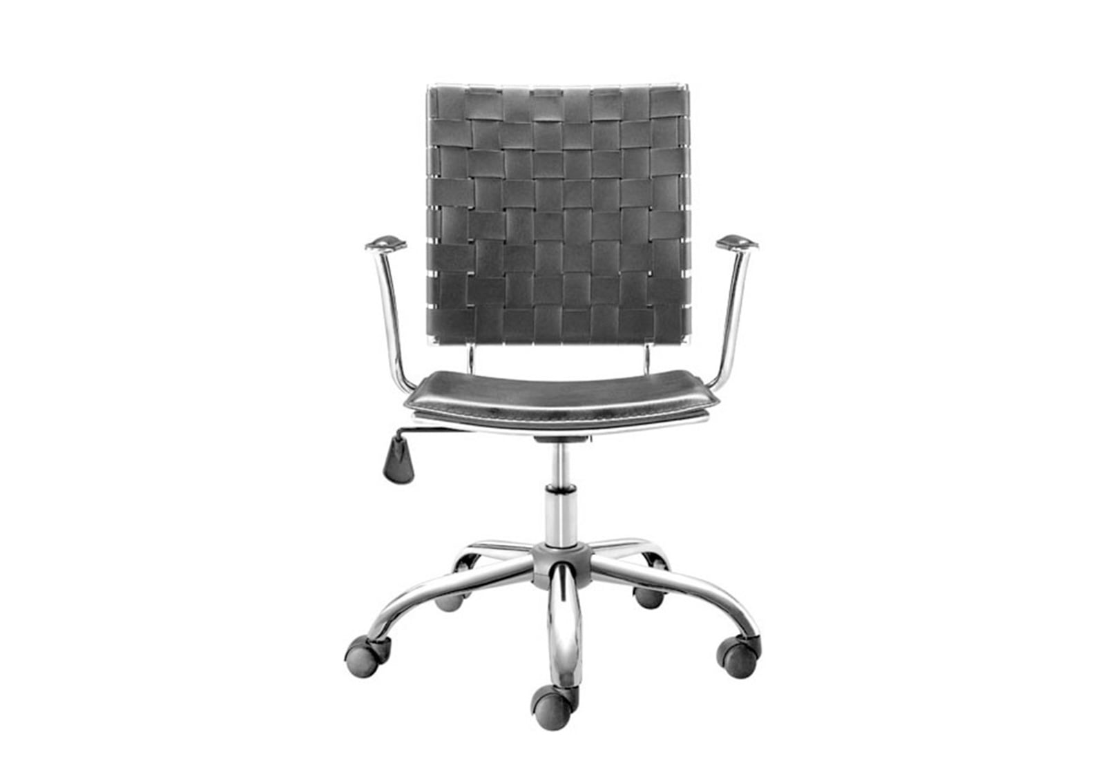 Criss Cross Office Chair Black FurnishPlus