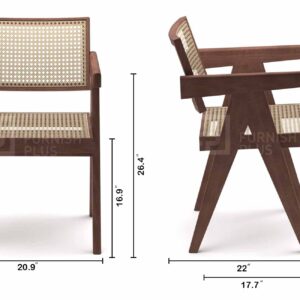 Pierre jeanneret floating online back chair